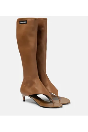 Miu Miu Stiefel aus Leder