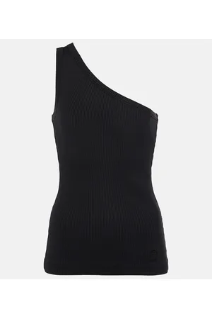 Stella McCartney One-Shoulder-Top aus Rippstrick