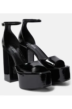 PARIS TEXAS Plateausandalen Tatiana aus Lackleder