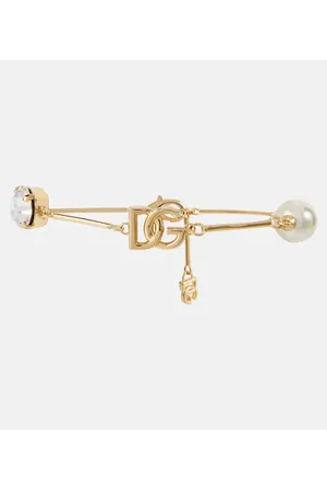 Dolce & Gabbana Armband DG mit Kristall und Zierperle