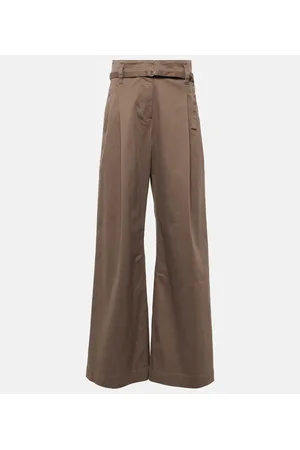 Proenza Schouler Weite High-Rise-Hose Raver aus Twill