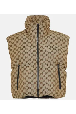 Gucci Wattierte Weste GG aus Canvas