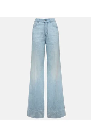 Bottega Veneta High-Rise Wide-Leg Jeans