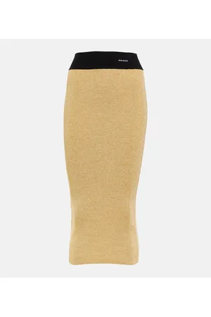 Prada Midirock aus Lamé
