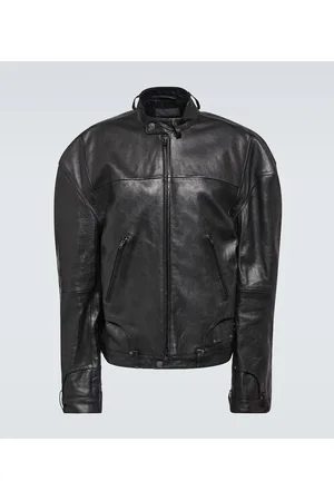 Balenciaga Oversize-Lederjacke
