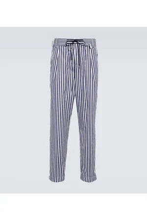SACAI Hose Thomas Mason aus Baumwollpopeline