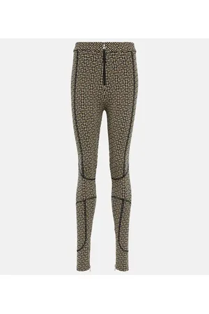Balmain Bedruckte Leggings aus Strick