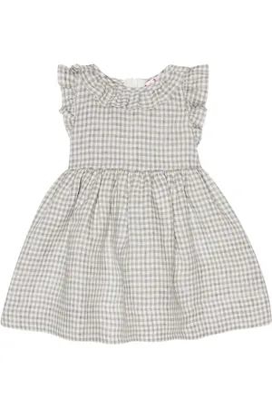 Il gufo Baby Kleid aus Leinen
