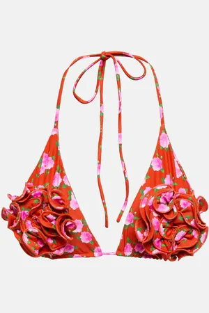 MAGDA BUTRYM Bedrucktes Bikini-Oberteil