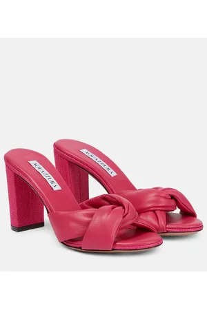 Aquazzura Pantoletten Olie 85 aus Leder