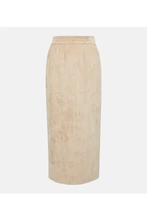 Brunello Cucinelli Midirock aus Cord