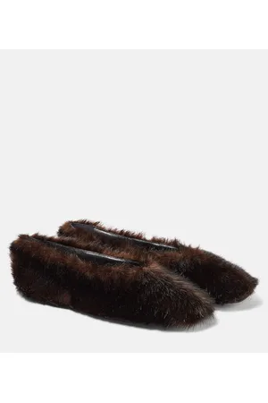 MAGDA BUTRYM Ballerinas aus Faux Fur