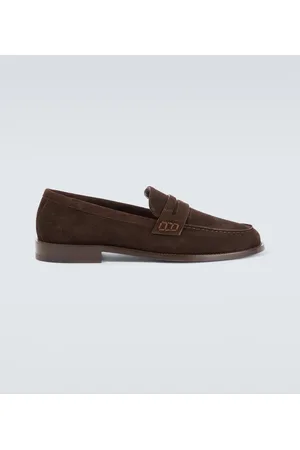Manolo Blahnik Loafers Perry aus Veloursleder