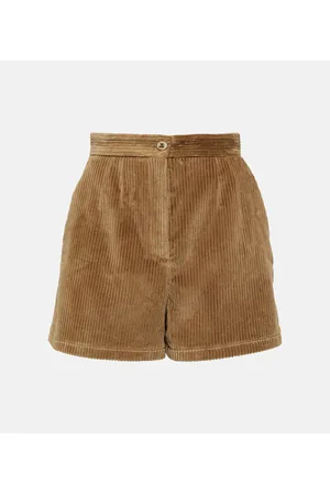Dolce & Gabbana High-Rise Shorts aus Cord