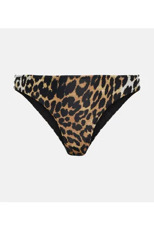 Ganni Bedrucktes Bikini-Höschen