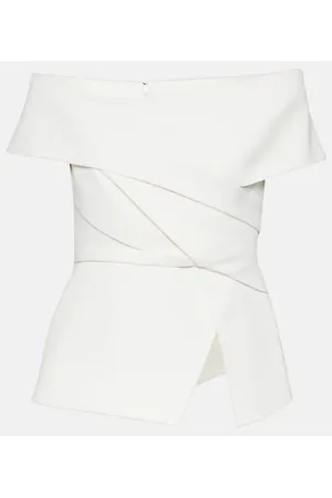 Safiyaa Bridal Top Eimear aus Crêpe