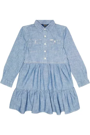 Ralph Lauren Kleid aus Baumwoll-Chambray