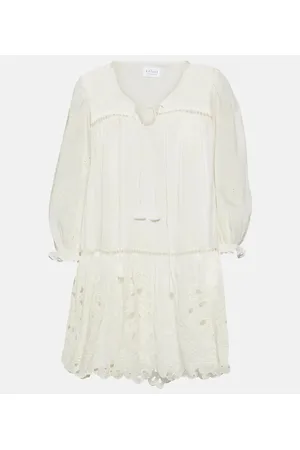 Velvet Besticktes Minikleid Renee aus Baumwolle