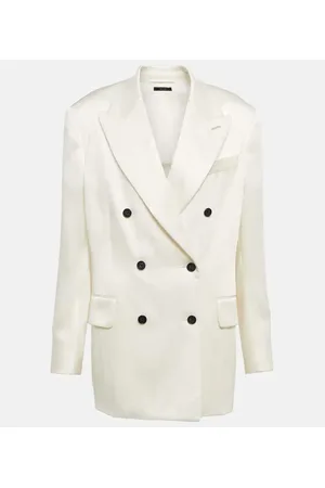 Tom Ford Doppelreihiger Blazer aus Satin