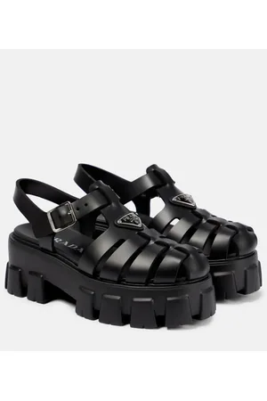 Prada Plateausandalen Monolith