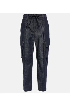 Brunello Cucinelli Mid-Rise Tapered Jeans