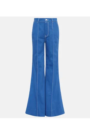 ZIMMERMANN High-Rise Flared Jeans High Tide