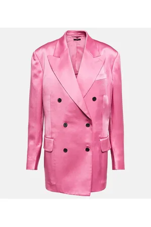 Tom Ford Doppelreihiger Blazer aus Satin