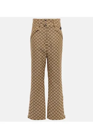 Gucci Schlaghose GG aus Baumwoll-Canvas