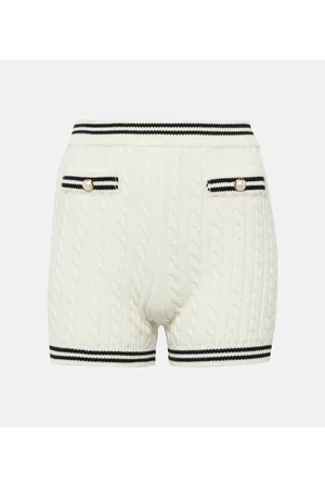 Alessandra Rich Shorts aus Baumwolle