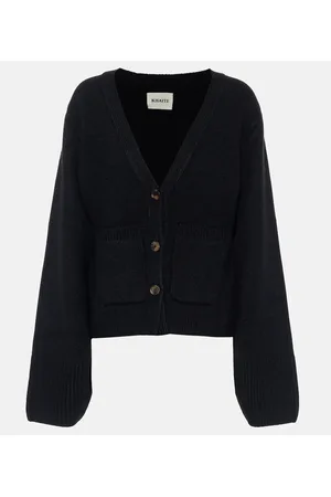 Khaite Cardigan Scarlet aus einem Kaschmirgemisch