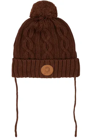 Mini Rodini Beanie Penguin aus Baumwolle