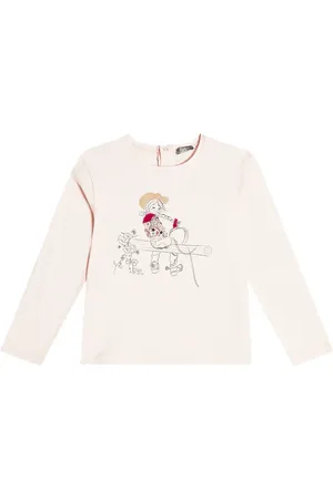 Il gufo T-Shirt aus Baumwoll-Jersey