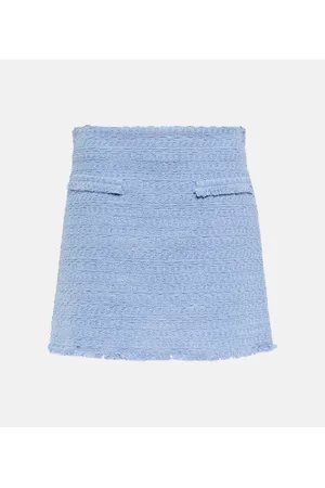 Oscar de la Renta Minirock aus einem Baumwollgemisch