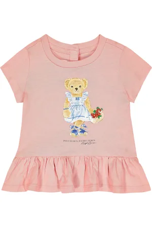 Ralph Lauren Baby Kleid Polo Bear aus Baumwolle