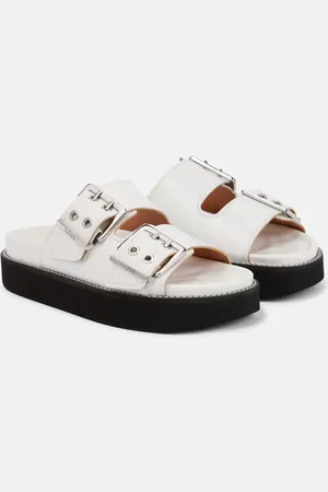 Ganni Sandalen aus Leder