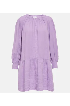 Velvet Minikleid Viviana aus Baumwolle
