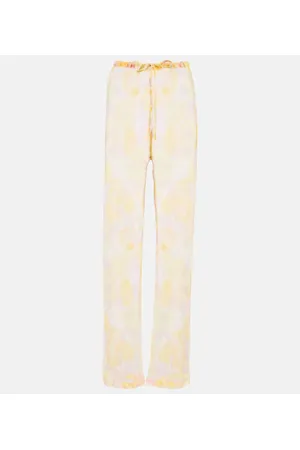 DRIES VAN NOTEN Hose aus Seide