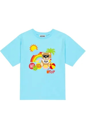 Moschino Bedrucktes T-Shirt aus Baumwoll-Jersey