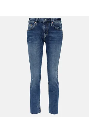 AG Jeans Mid-Rise Slim Jeans Ex-Boyfriend