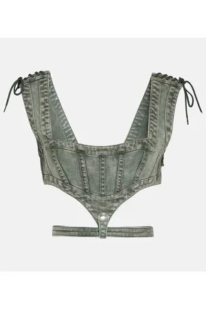 Jean Paul Gaultier X KNWLS Top aus Denim