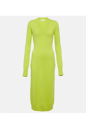 Sportmax Midikleid Divo aus einem Wollgemisch