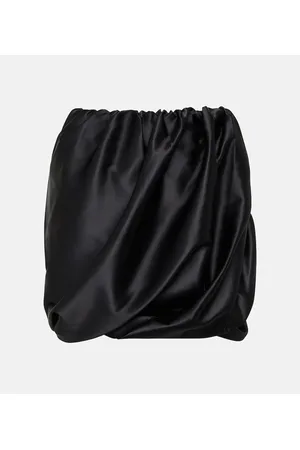 Ganni Minirock aus Satin