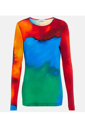 Paco rabanne Bedrucktes Longsleeve aus Jersey