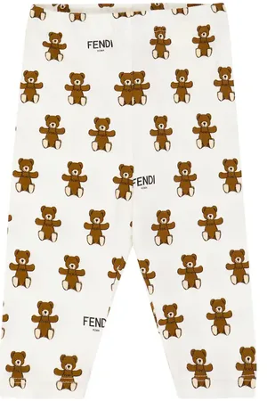 Fendi Baby Bedruckte Leggings aus Jersey