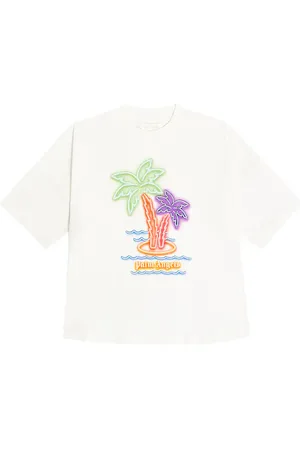 Palm Angels Bedrucktes T-Shirt aus Baumwoll-Jersey