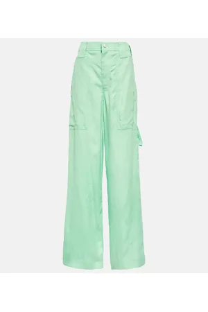 Stella McCartney Weite High-Rise-Hose