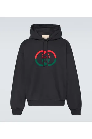 Gucci Hoodie Interlocking G aus Baumwoll-Jersey