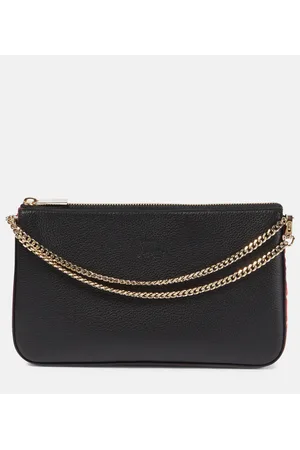 Christian Louboutin Clutch Loubila aus Leder