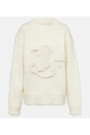 Jil Sander Pullover Monogram mit Mohair