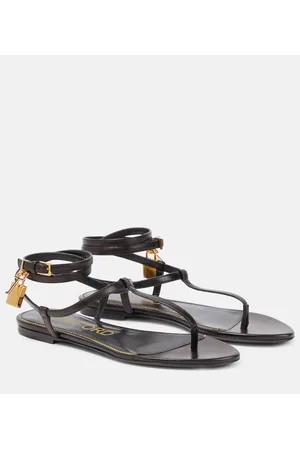 Tom Ford Sandalen Padlock aus Leder